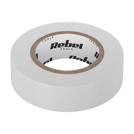 Rebel Banda izolatoare Banda Izolatoare Rebel NAR0437 | 0.13x19mm, 20YD, Alba