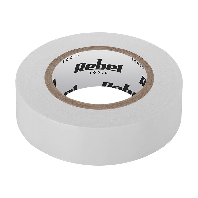 Rebel Banda izolatoare Banda Izolatoare Rebel NAR0437 | 0.13x19mm, 20YD, Alba