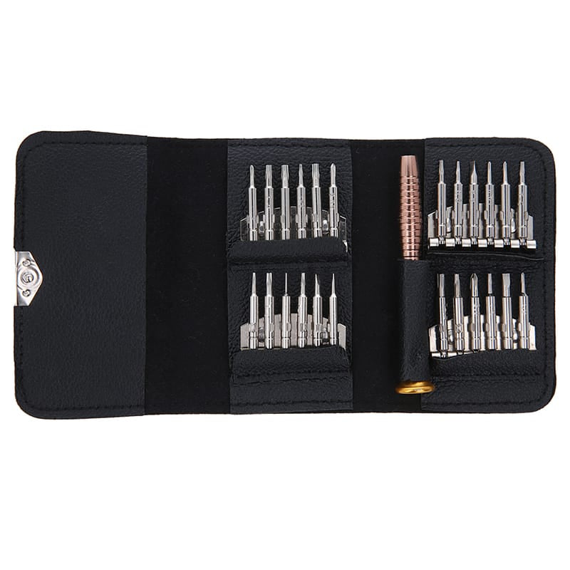 Forever Set conectori Set Surubelnite Precizie Forever OEM0002371 | Torx, 25in1, Husa Piele