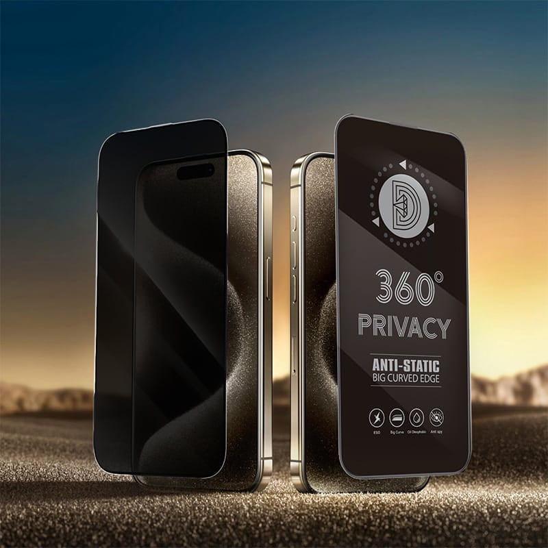 PC-Doc.ro FOLIE STICLA PRIVACY 360 PENTRU IPHONE 17 PRO MAX