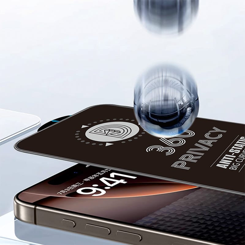 PC-Doc.ro FOLIE STICLA PRIVACY 360 PENTRU IPHONE 17 PRO MAX