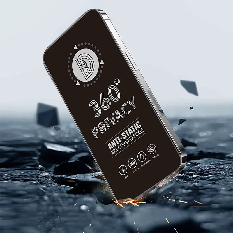PC-Doc.ro FOLIE STICLA PRIVACY 360 PENTRU IPHONE 17 PRO MAX