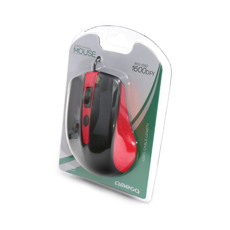 Omega Mouse Mouse Optic Omega OM05R | USB, 1000 DPI