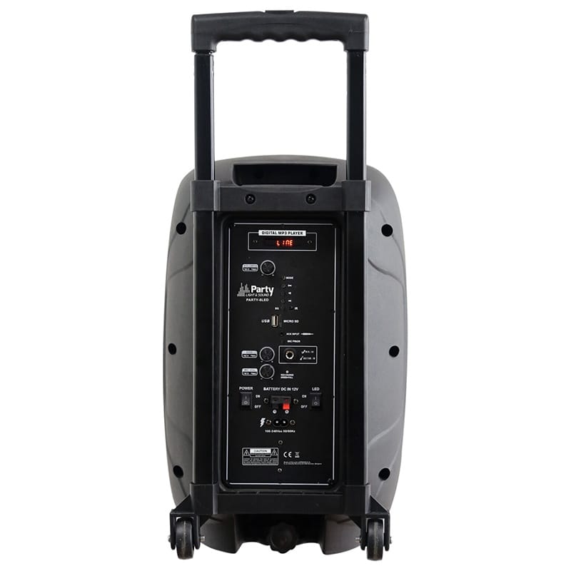 Party Boxa Bluetooth Boxa Portabila Party PARTY-8LED | 8 inch, 70W RMS, Bluetooth, USB/SD, LED