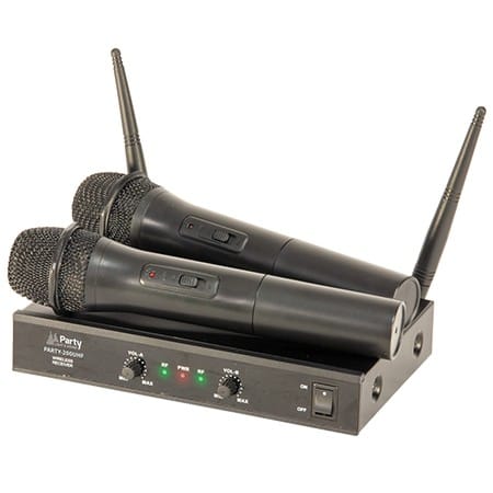 Party Set microfoane Set Microfoane Wireless Party PARTY200UHFMK | UHF, 2 Canale, 863.2/864.2 MHz, Control Volum
