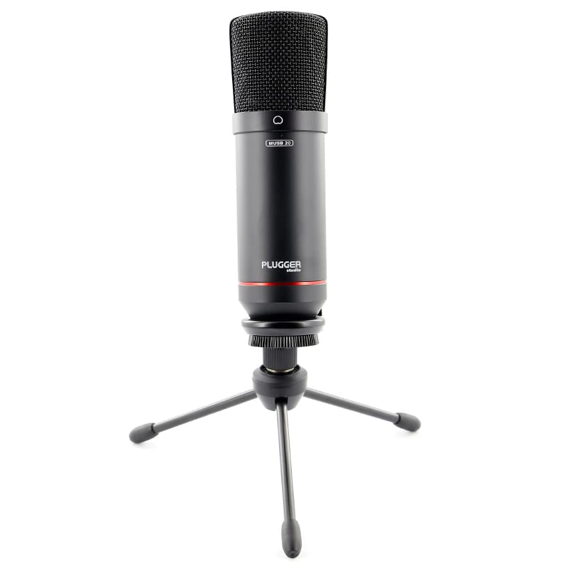 Plugger Microfon Microfon USB Plugger Studio MUSB 20 | Streaming, Podcast, Cardioid, Plug&Play, Trepied