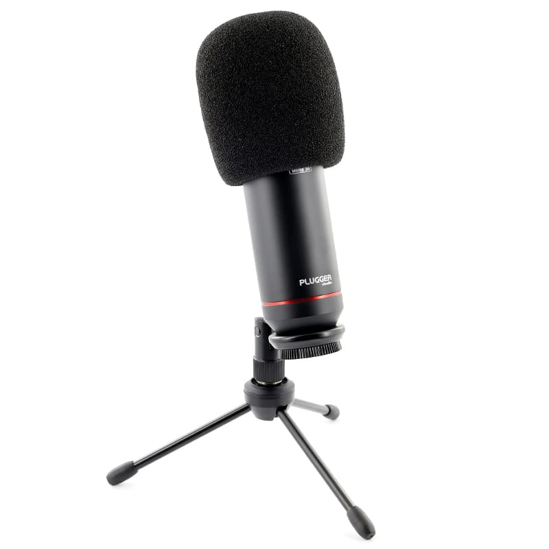 Plugger Microfon Microfon USB Plugger Studio MUSB 20 | Streaming, Podcast, Cardioid, Plug&Play, Trepied