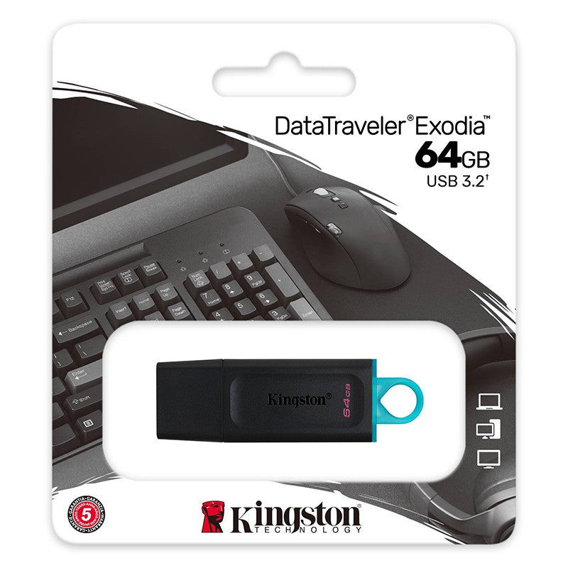 Kingston USB Flash Drive Stick USB Kingston DataTraveler DT USB 3.2 PLYFD64GDTX | 64GB, USB 3.2 Gen1