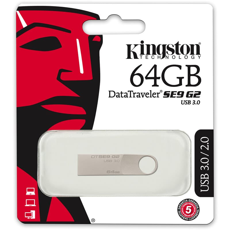 Kingston FLASH DRIVE 64GB 3.0 SE9 KINGSTON