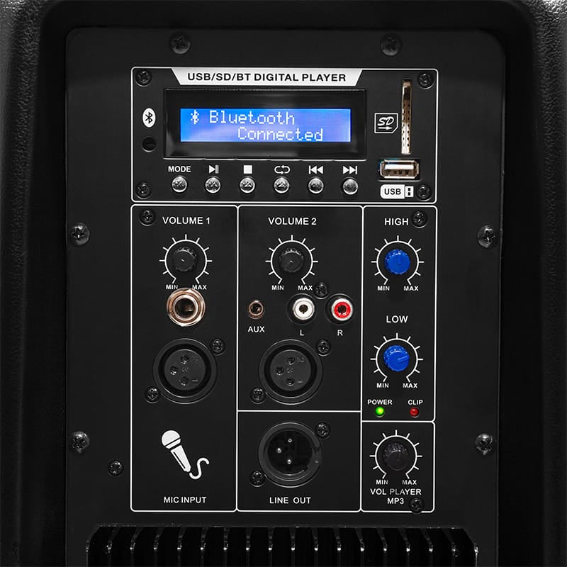 BoomTone DJ Boxa Bluetooth Boxa Activa BoomTone DJ PS12A-BT | 12 inch, 140W RMS, Bluetooth, TWS