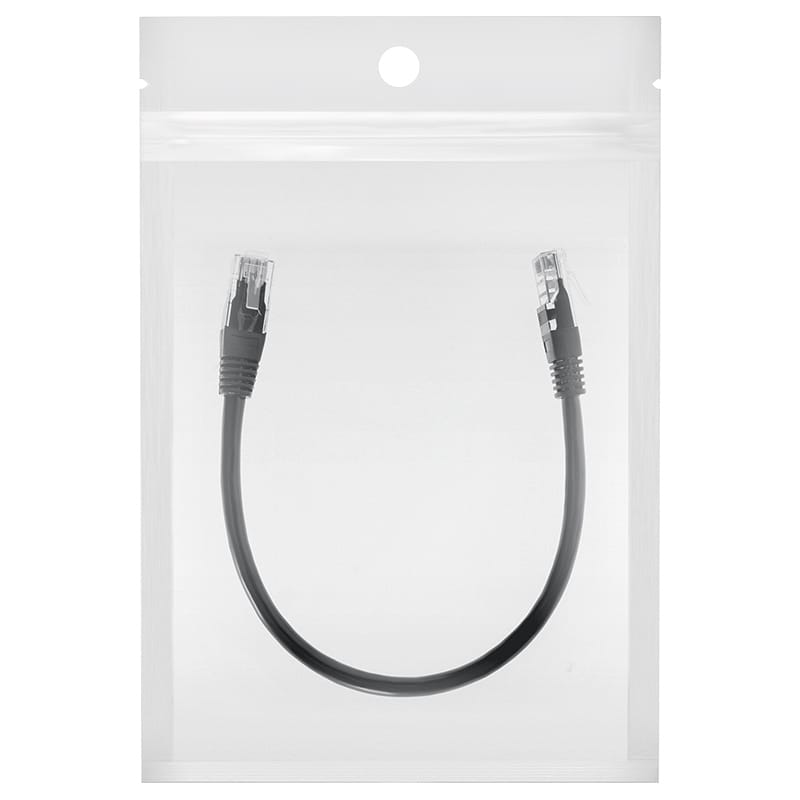 Rebel CABLU PATCHCORD UTP CAT6 0.25M NEGRU REBEL