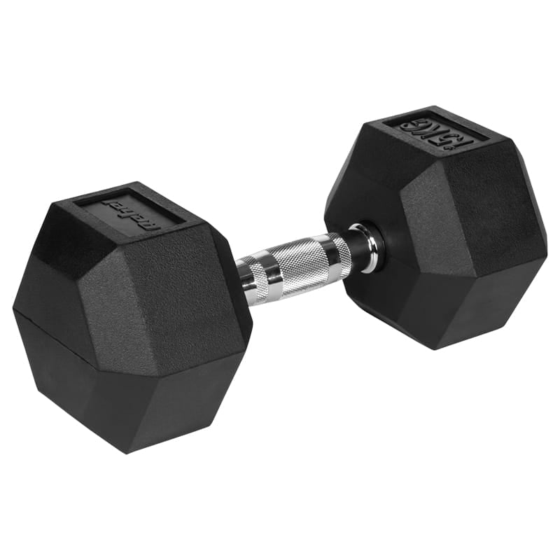Rebel Gantere Gantere Rebel RBA-2325-15 | Hex, Fonta Cauciucata, 2x15kg