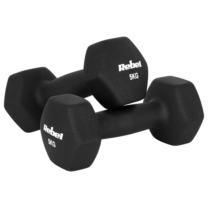 Rebel GANTERA FONTA INVELIS NEOPREN HEX SET 10 BUC 30KG REBEL
