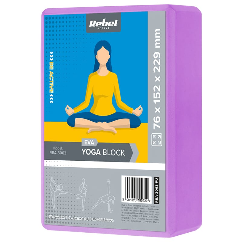 Rebel CUB YOGA SPUMA EVA 120G VIOLET REBEL ACTIVE