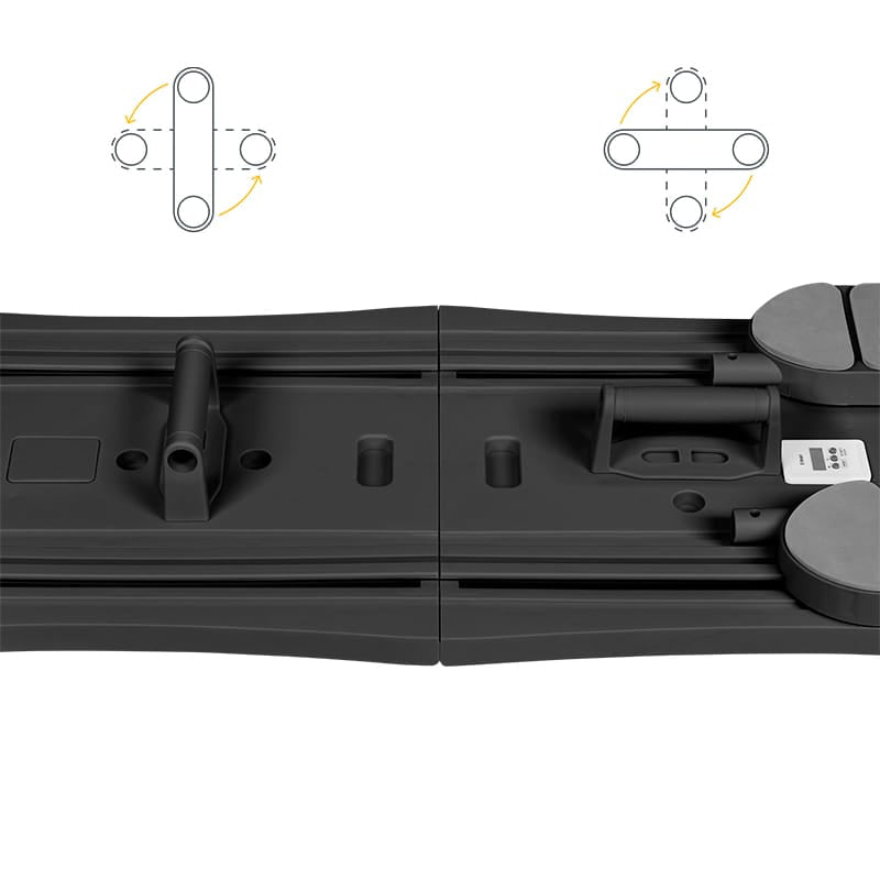 Rebel Placa gonflabila Placa Pilates Multifunctionala Rebel Active RBA-3069-BK | 9 in 1, Antrenament Complet
