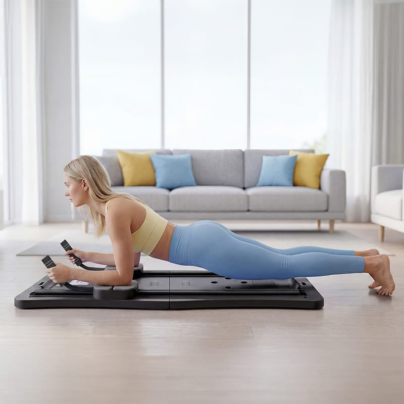 Rebel Placa gonflabila Placa Pilates Multifunctionala Rebel Active RBA-3069-BK | 9 in 1, Antrenament Complet