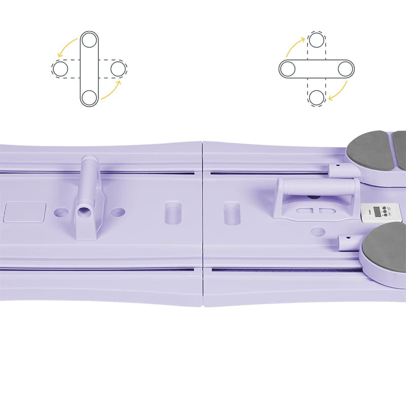 Rebel Placa gonflabila Placa Pilates Multifunctionala Rebel RBA-3069-PU | 9 in 1, Purple
