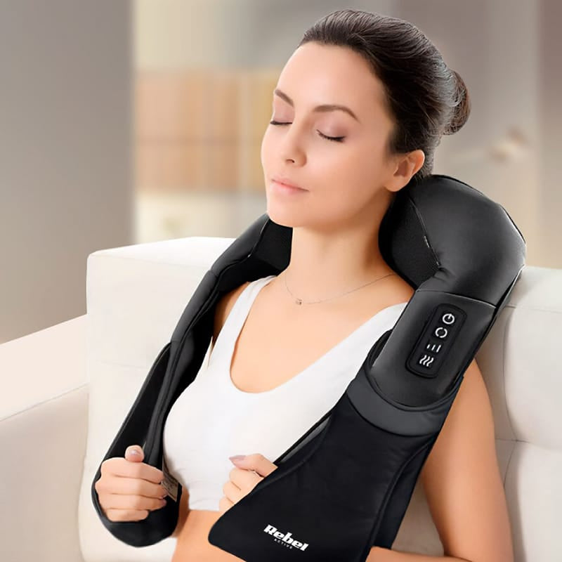 Rebel APARAT MASAJ SHIATSU ZONA CERVICALA CU INCALZIRE REBEL