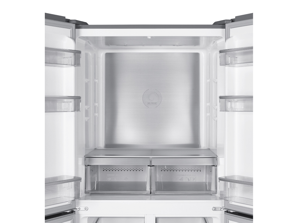Tesla WG Side by side Frigider Side by Side Tesla RM4700FHBE | 466L, No Frost, Inverter, Sticla Negru, 79.5x73.5x180cm