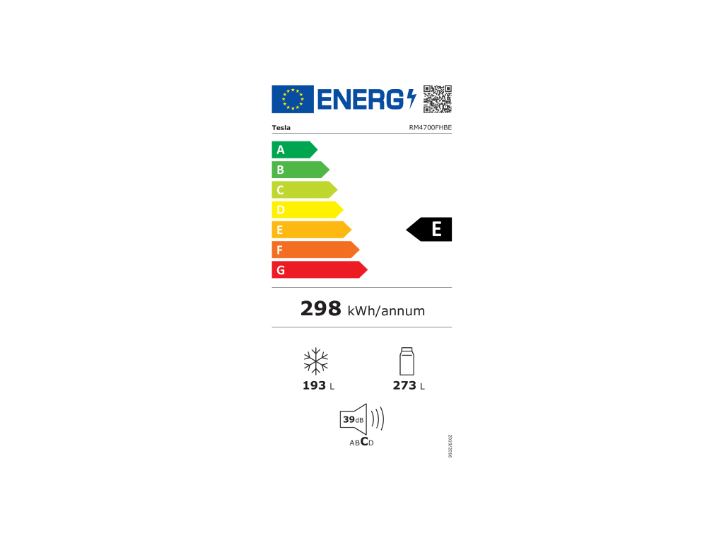 Tesla WG Side by side Frigider Side by Side Tesla RM4700FHBE | 466L, No Frost, Inverter, Sticla Negru, 79.5x73.5x180cm