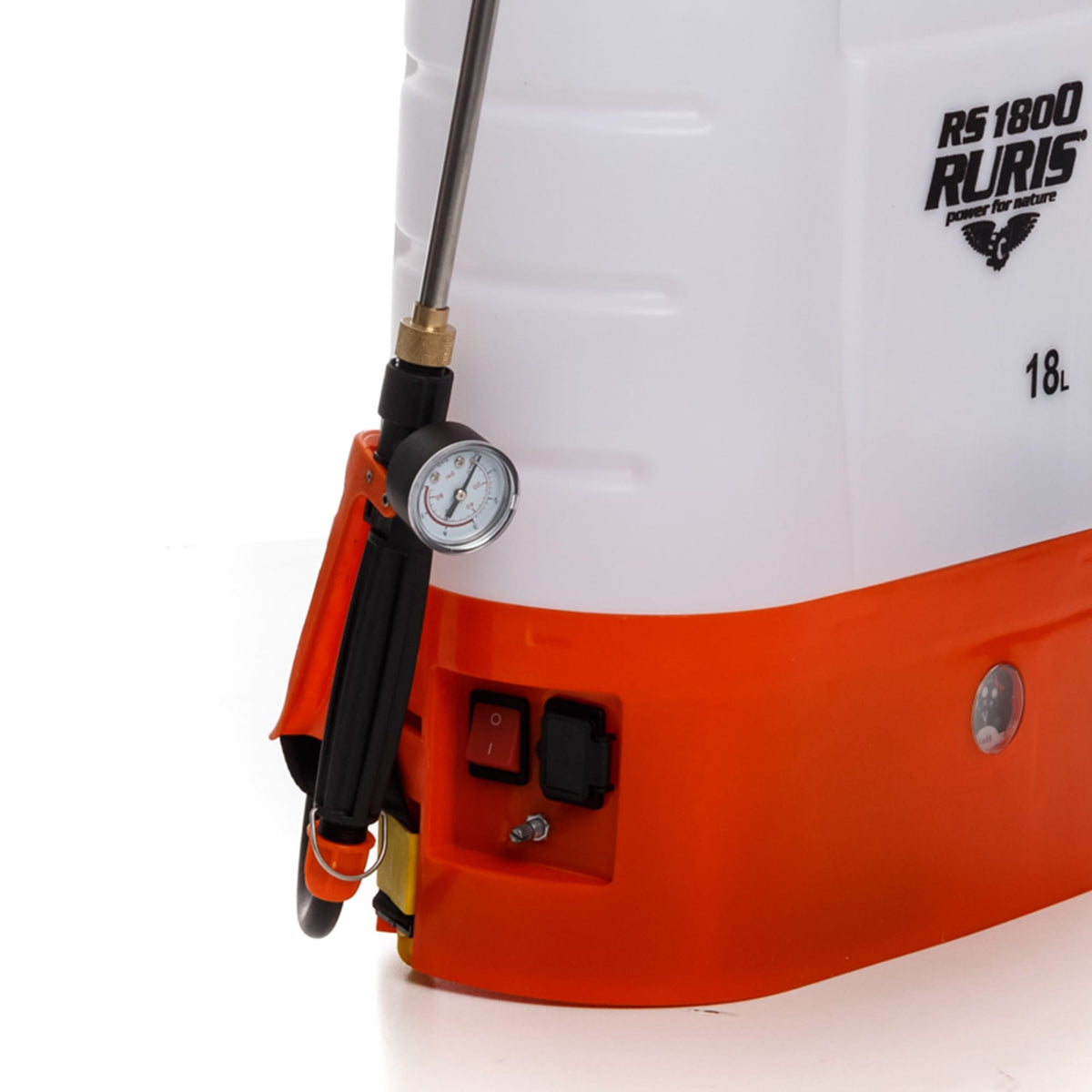 Ruris Pulverizator Pulverizator electric RURIS RS 1800 | Tip acționare Motor electric, Presiune Motor 3.1l/min-80PSI (5,5 bar)