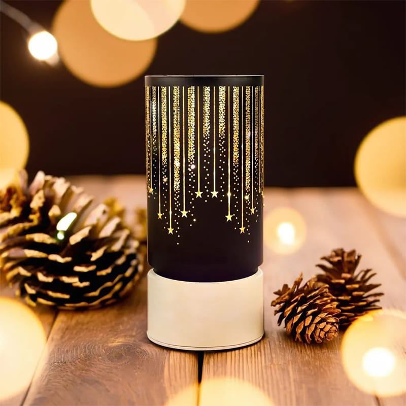 Forever light Lampa LED LAMPA LED MODEL CRACIUN - NEGRU/AURIU