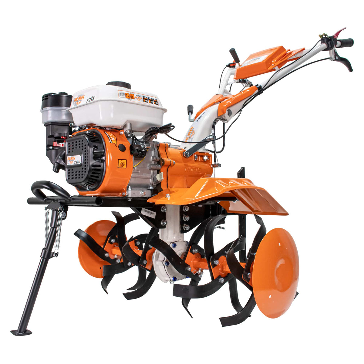 Ruris Motosapa Motosapatoare RURIS 731K + roti cauciuc 5.00-8 + rarita ajustabila + roti metalice 350 fara manicot | 7.5 CP