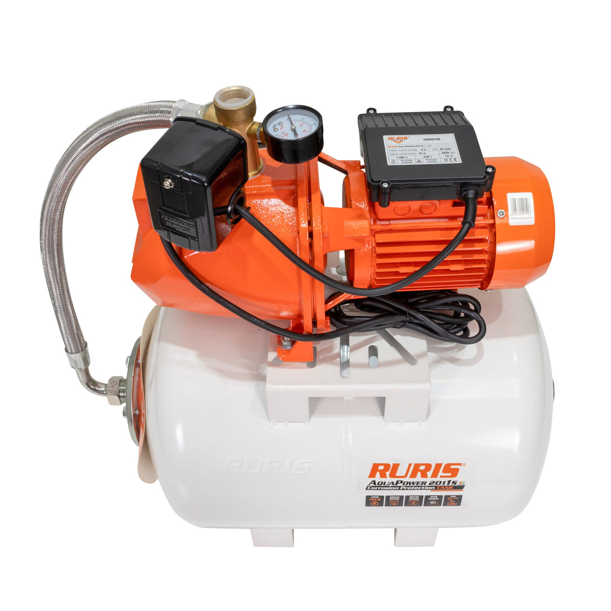 Ruris Hidrofor Hidrofor RURIS Aquapower 2011S | 1100W, Debit 58l/min, Adâncime maximă absorbţie 9m