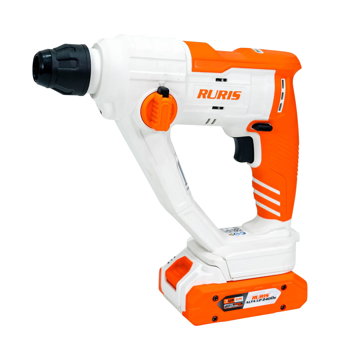 Ruris Ciocan rotopercutor Ciocan rotopercutor pe acumulator RURIS RMX1210 | Electric, cu perii, Viteza in gol 900 rpm