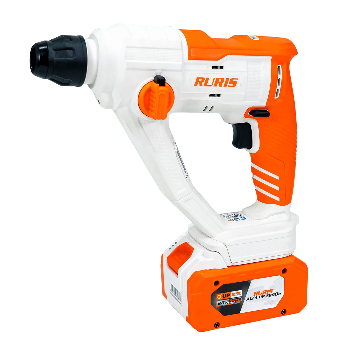 Ruris Ciocan rotopercutor Ciocan rotopercutor pe acumulator RURIS RMX1210 | Electric, cu perii, Viteza in gol 900 rpm