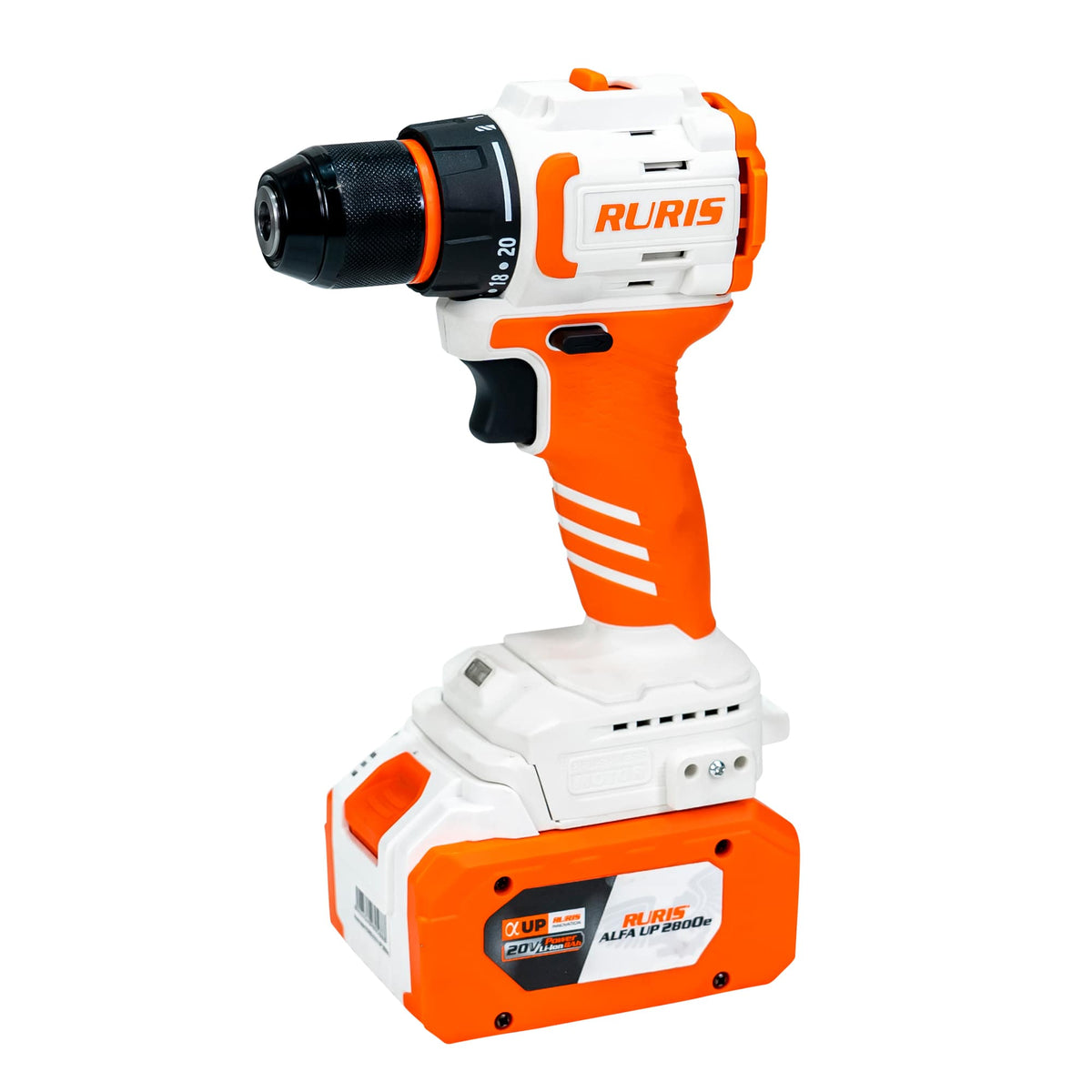 Ruris Masina de gaurit si insurubat Masina de gaurit/insurubat pe acumulator RURIS RMX1240 | Electric, fara perii, Cuplu maxim 40 Nm, Numar viteze 2