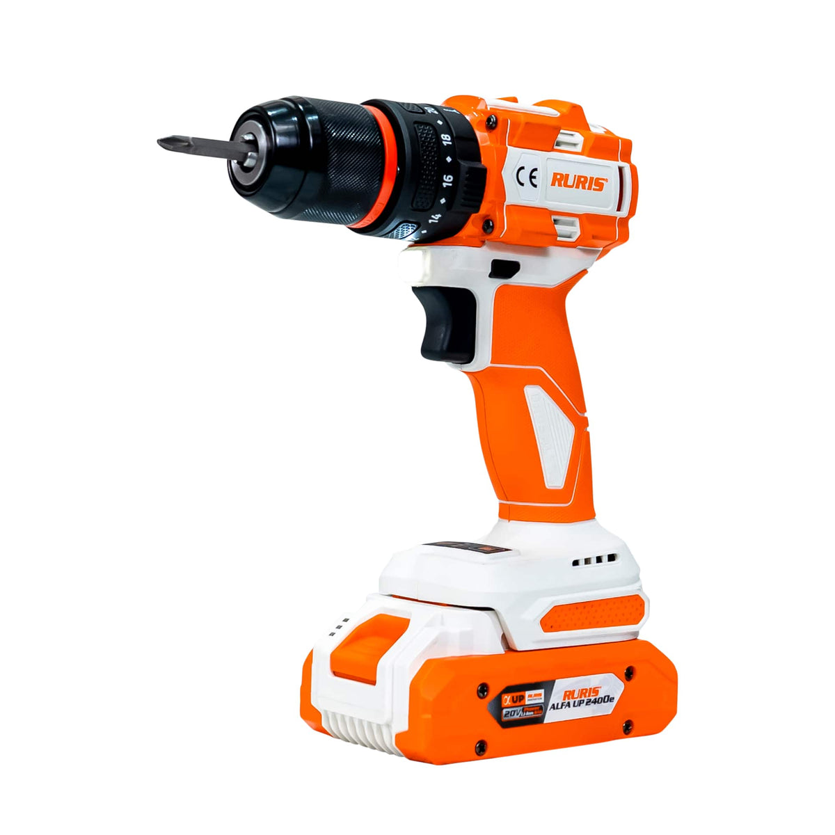 Ruris Masina de gaurit si insurubat Masina de gaurit/insurubat cu percutie pe acumulator RURIS RMX1360 | Electric, fara perii, Cuplu maxim 60 Nm