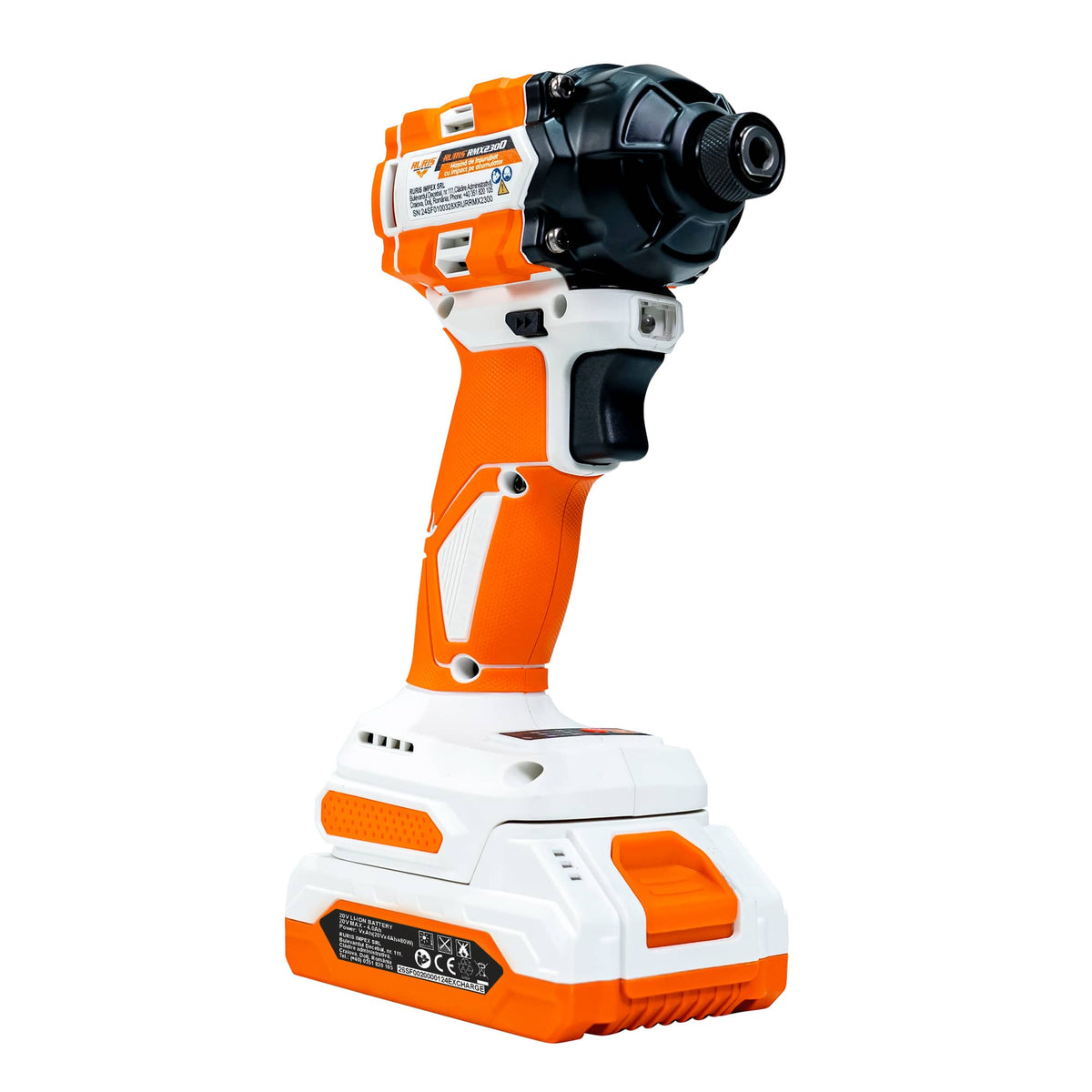 Ruris Masina de gaurit si insurubat Masina de insurubat cu impact pe acumulator RURIS RMX2300POWER ALFA UP (contine acumulator 2400e x-charge)