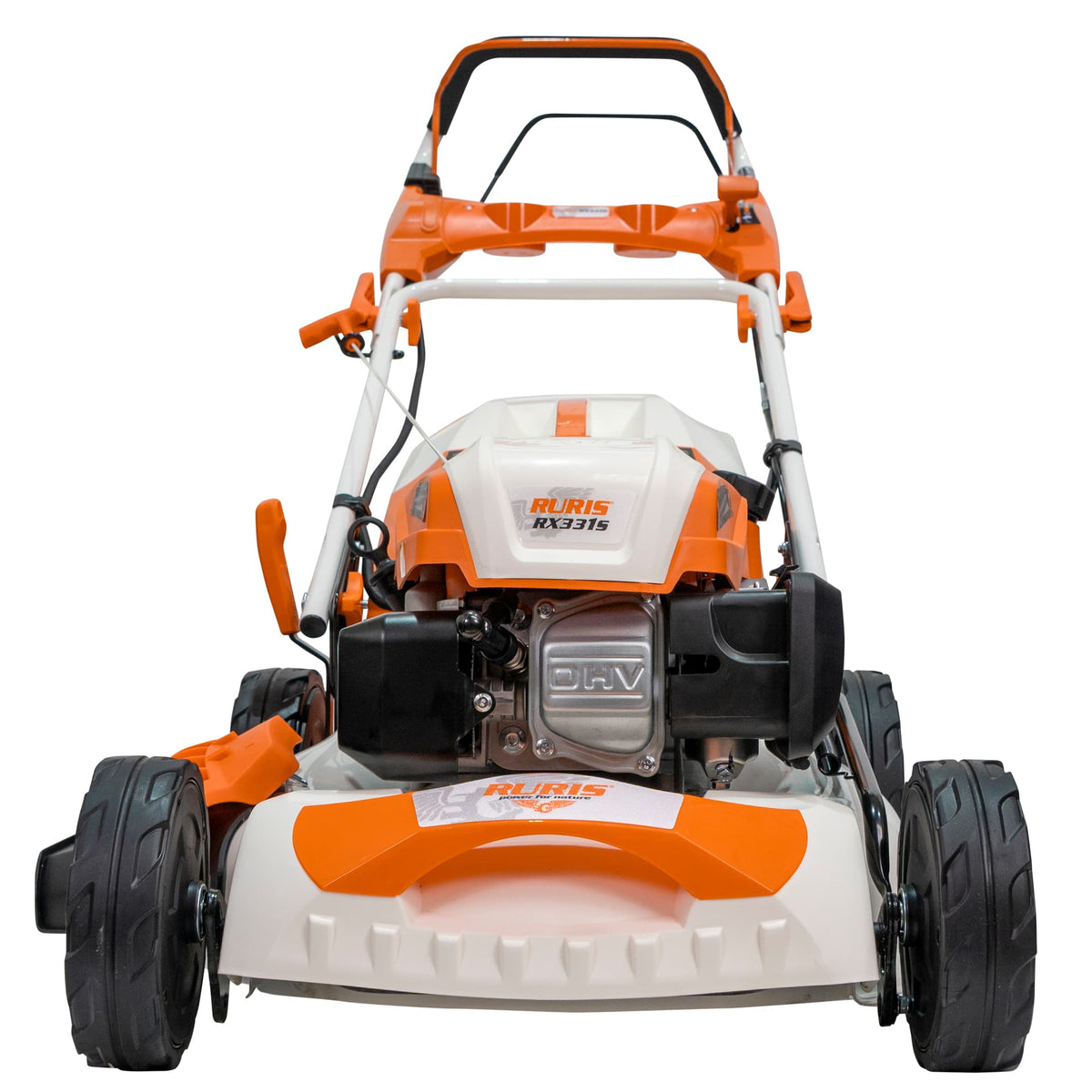 Ruris Masina de tuns gazon Masina de tuns gazon RURIS RX331S | 3.5 CP / 145 cc, 4 timpi, Înălţimea de lucru 25-75 mm