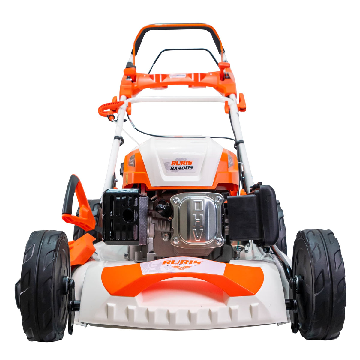 Ruris Masina de tuns gazon Masina de tuns gazon RURIS RX400S | 5.7 CP / 196 cc, 4 timpi, Înălţimea de lucru 25-75 mm