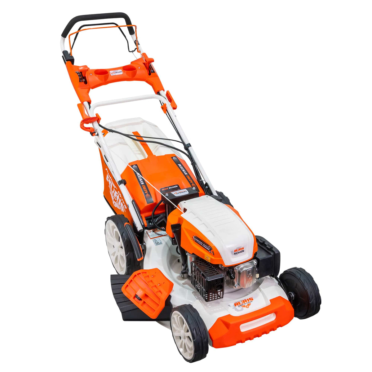 Ruris Masina de tuns gazon Masina de tuns gazon RURIS RX500S | 5.7 CP / 196 cc, 4 timpi, Înălţimea de lucru 25-75 mm