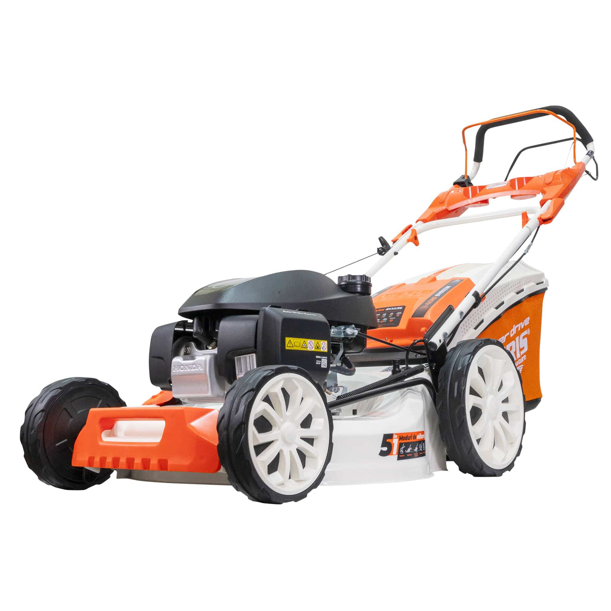 Ruris Masina de tuns gazon Masina de tuns gazon RURIS RX555S | 5.2 CP / 202 cc, HONDA GCV200, 4 timpi, Înălţimea de lucru 25-75 mm