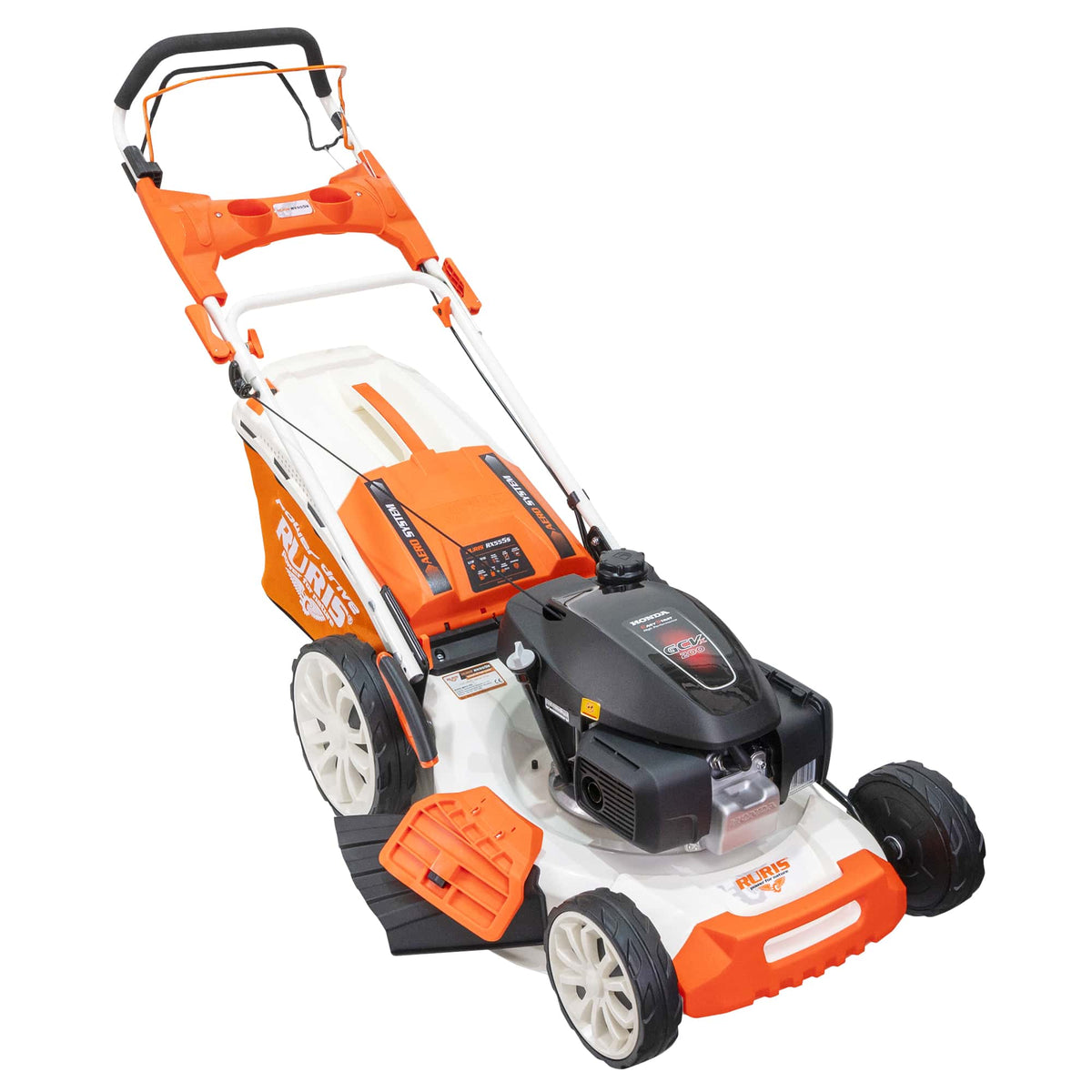 Ruris Masina de tuns gazon Masina de tuns gazon RURIS RX555S | 5.2 CP / 202 cc, HONDA GCV200, 4 timpi, Înălţimea de lucru 25-75 mm