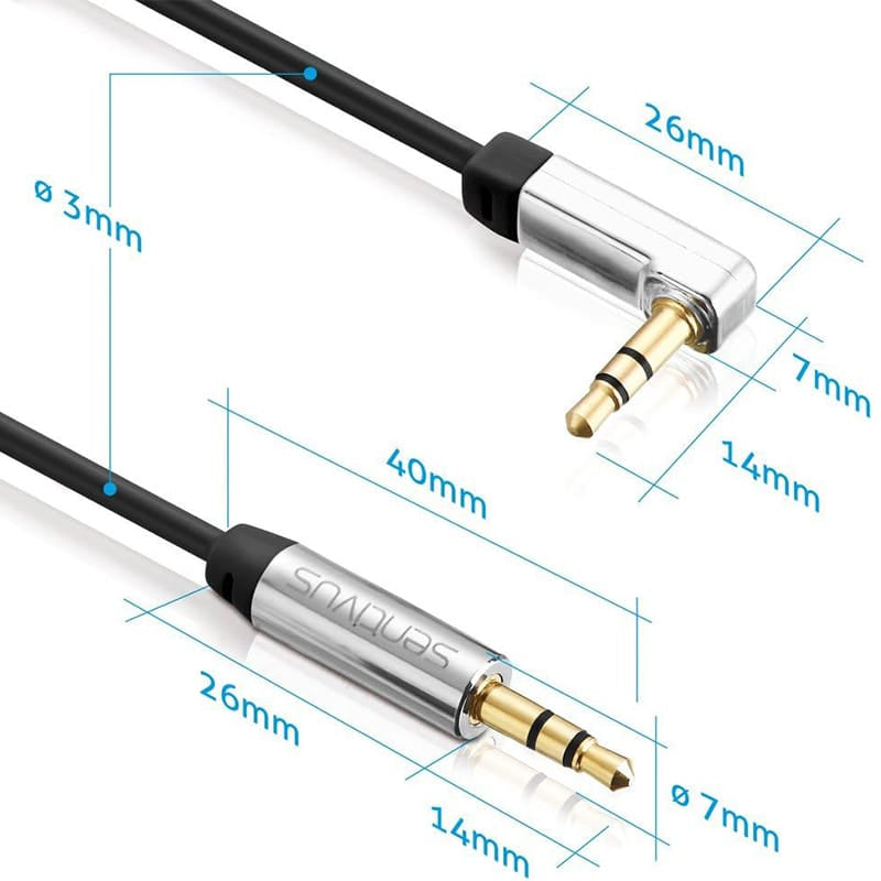 Sentivus CABLU AUDIO 3.5 TATA - TATA 5.0M 90 SENTIVUS