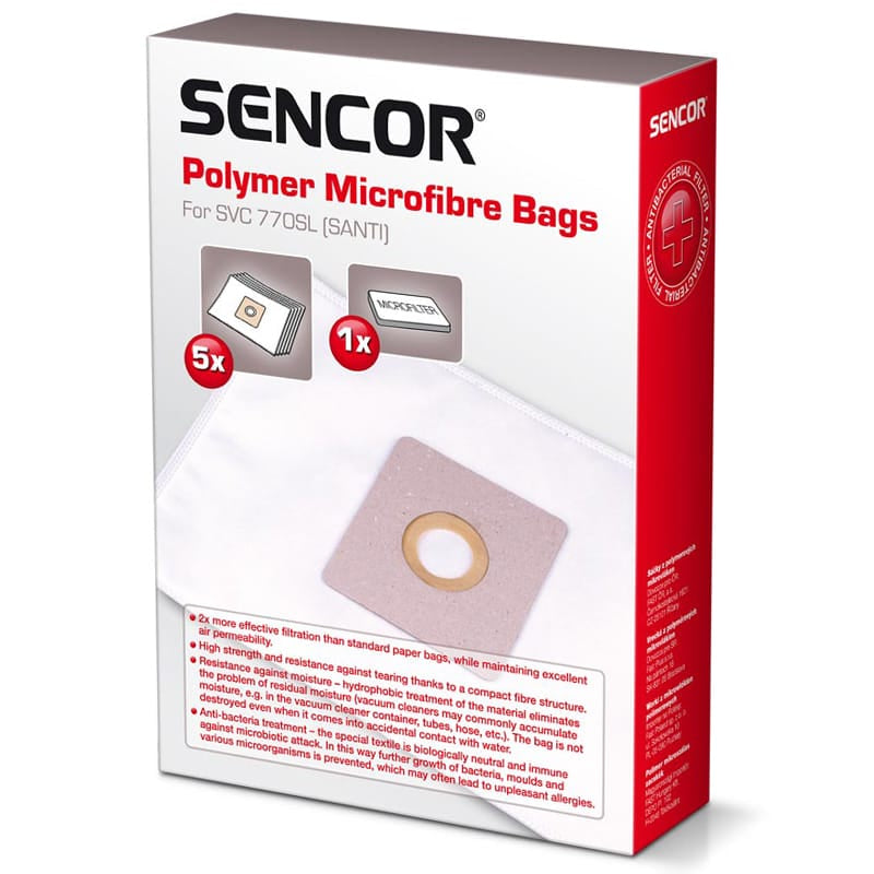 Sencor Accesorii aspirator Set 5 Saci Aspirator Sencor SVC 770 | Compatibil SVC 770