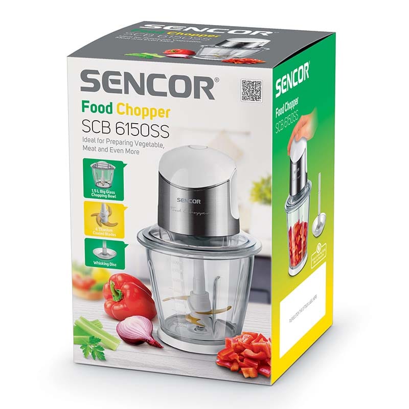 Sencor Chopper Tocator Sencor SCB6150SS-E | 500W, Lame Titan, Chopper