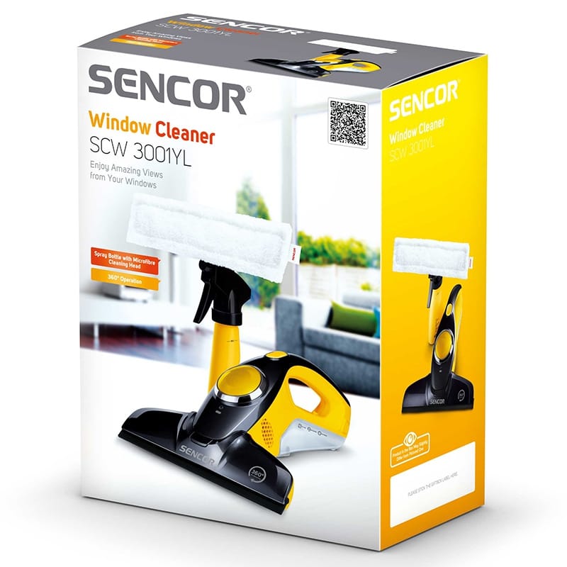 Sencor Aparat de curatat geamuri Aparat de Curatat Geamuri Sencor SCW3001YL | Galben, Portabil