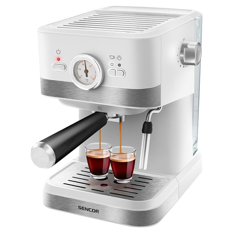 Sencor Espressor manual Espressor Manual Sencor SES1720WH | 20 Bar, 1050W, Alb