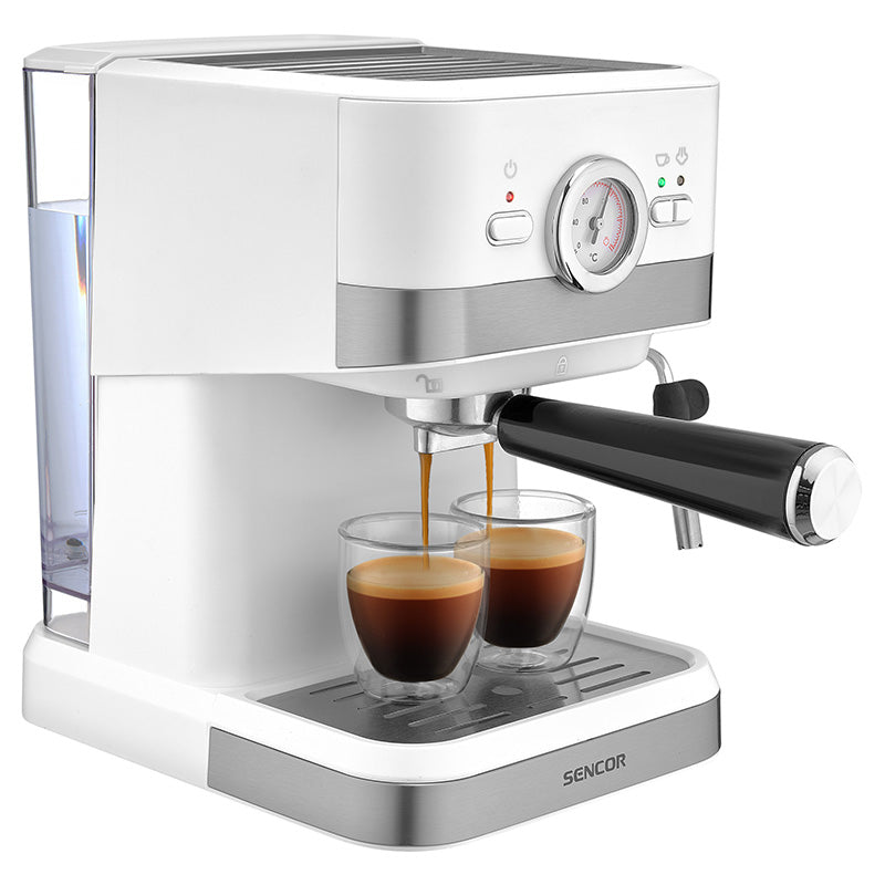 Sencor Espressor manual Espressor Manual Sencor SES1720WH | 20 Bar, 1050W, Alb