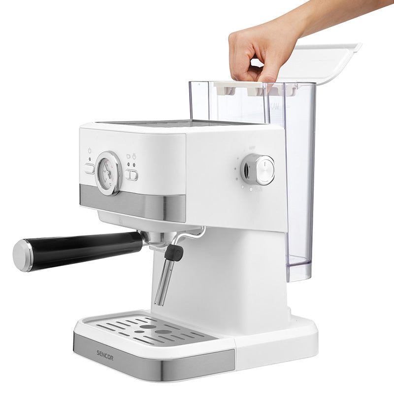Sencor Espressor manual Espressor Manual Sencor SES1720WH | 20 Bar, 1050W, Alb