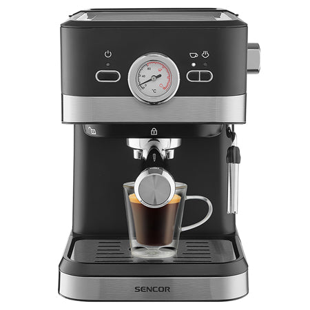 Sencor Espressor manual Espressor Manual Sencor SES1721BK | 20 Bar, 1050W, Negru