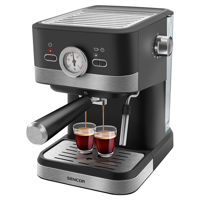 Sencor Espressor manual Espressor Manual Sencor SES1721BK | 20 Bar, 1050W, Negru