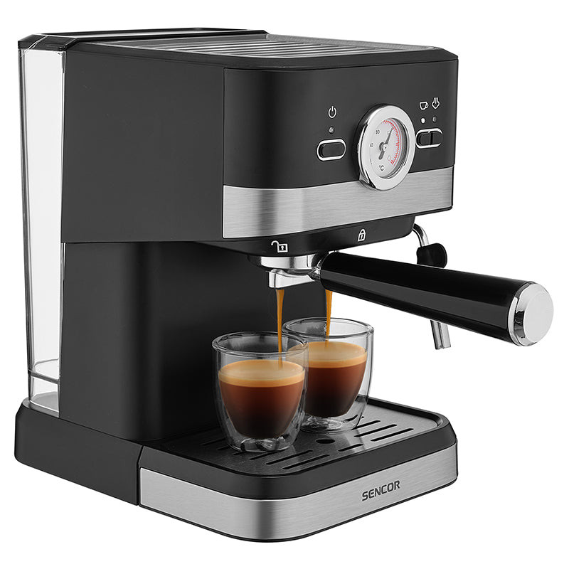 Sencor Espressor manual Espressor Manual Sencor SES1721BK | 20 Bar, 1050W, Negru