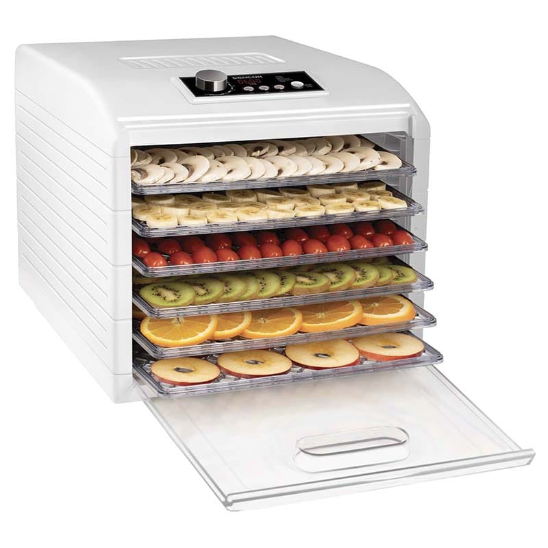 Sencor Deshidrator Deshidrator Alimente Sencor SFD6500WH | 6 Tavi, 250W, Termostat Reglabil