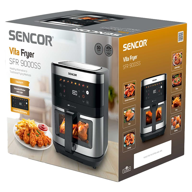 Sencor FRITEUZA AER CALD AIRFRYER 9L 1700W SENCOR